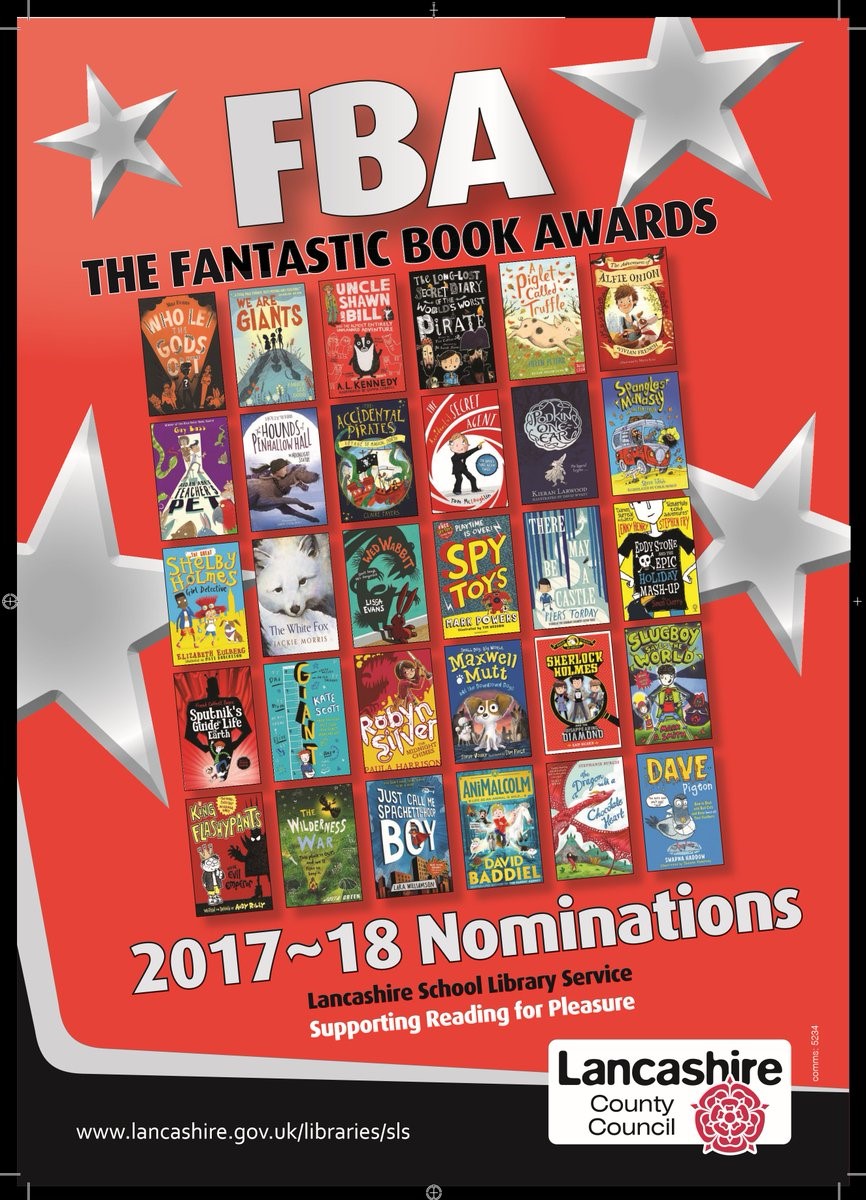 Kate's Giant Nominated for the Lancashire Fantastic Book Awards!